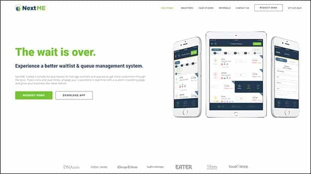 Learn more about NextME's waitlist app.